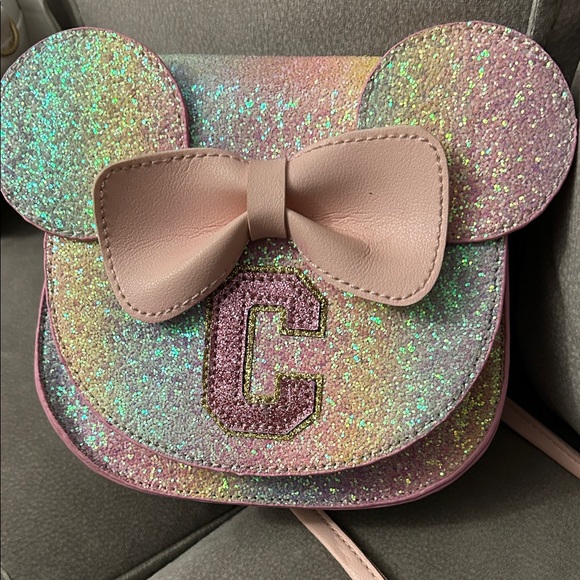 Other - Glittery Pink Kids Mouse Ear Bag